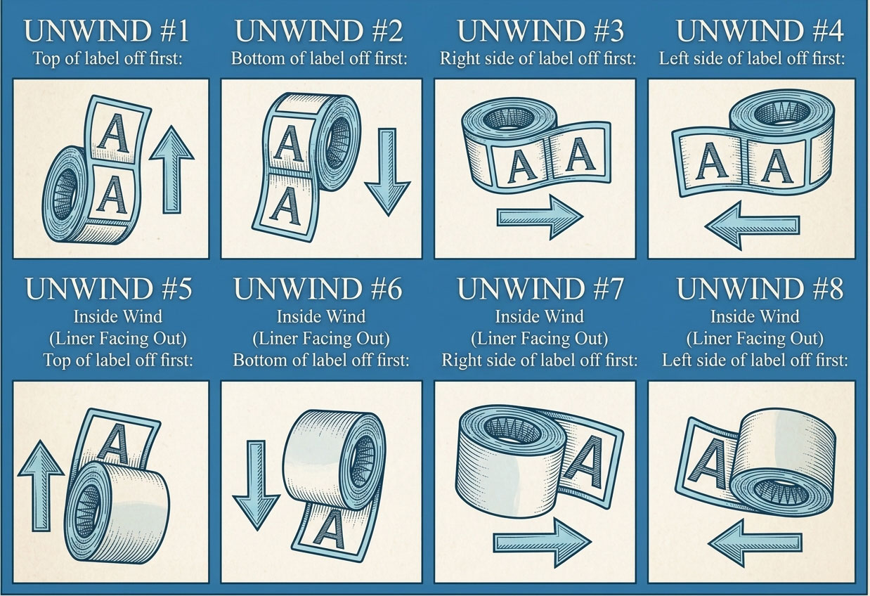 Label Direction Out Unwind Direction: What It Is and Why Your Label Applicator Needs the ...
